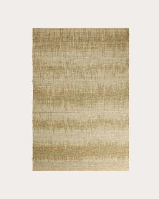 Tappeto Lirmo in iuta verde 160 x 230 cm