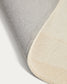 Tappeto Dennie in lana con motivo beige 160 x 230 cm