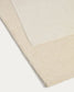 Tappeto Dennie in lana con motivo beige 200 x 300 cm