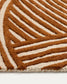 Tappeto Poreni in lana jacquard con contrasto beige 200 x 300 cm