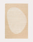 Tappeto Ivena in lana beige 200 x 300 cm