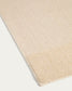 Tappeto Esola in lana beige 160 x 230 cm