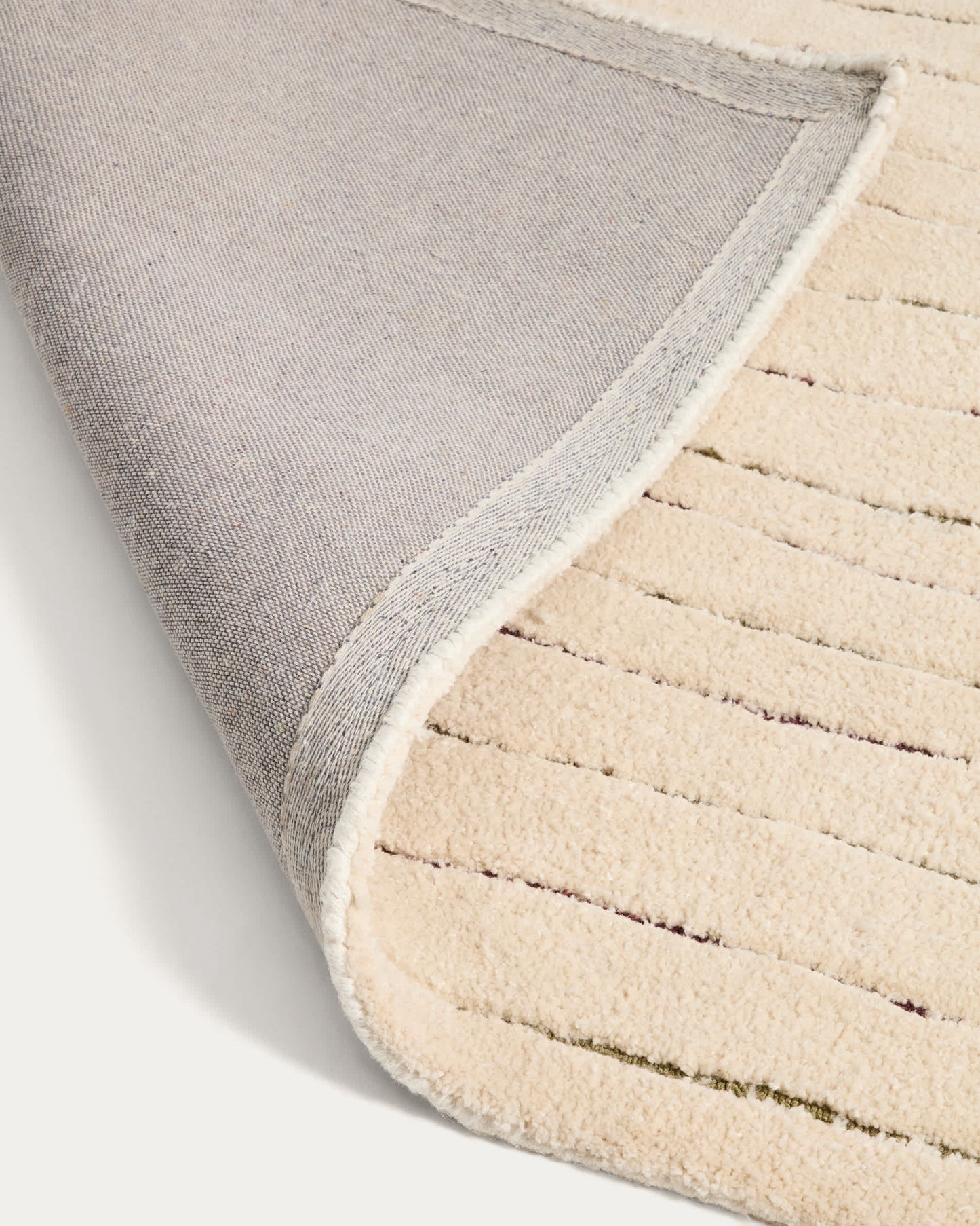 Tappeto Loram in effetto pelo beige 160 x 230 cm