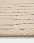 Tappeto Loram con effetto pelo beige 200 x 300 cm