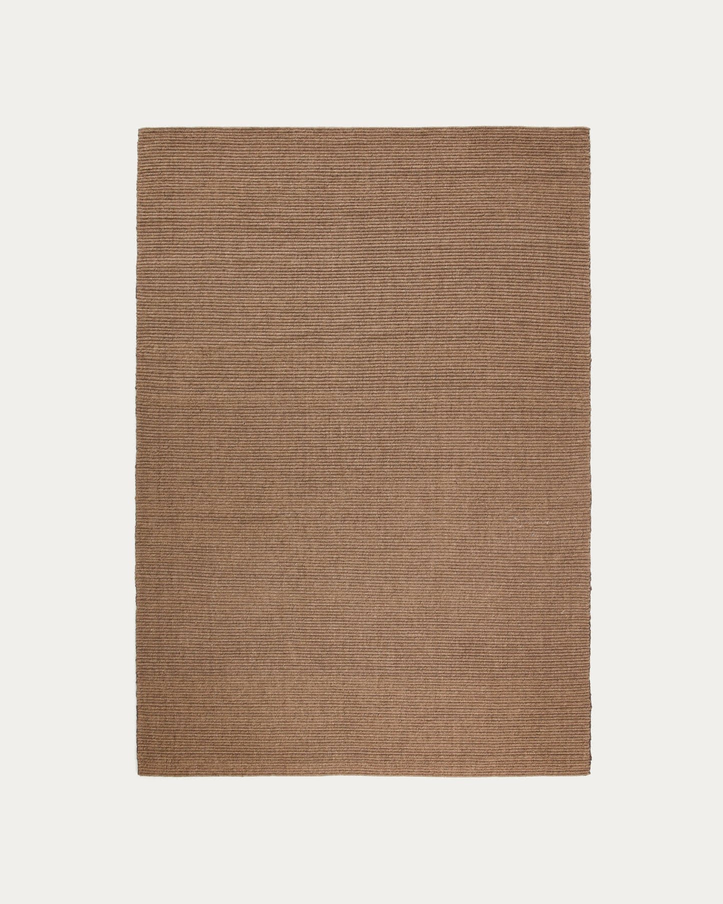 Tappeto IMERNA di lana marrone 160 x 230 cm
