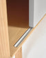 Mobile TV Anielle 2 ante in legno massello e impiallacciato frassino 180 x 41 cm