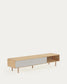 Mobile TV Anielle 2 ante in legno massello e impiallacciato frassino 180 x 41 cm