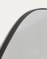 Specchio Anera in metallo nero 84 x 108,5 cm