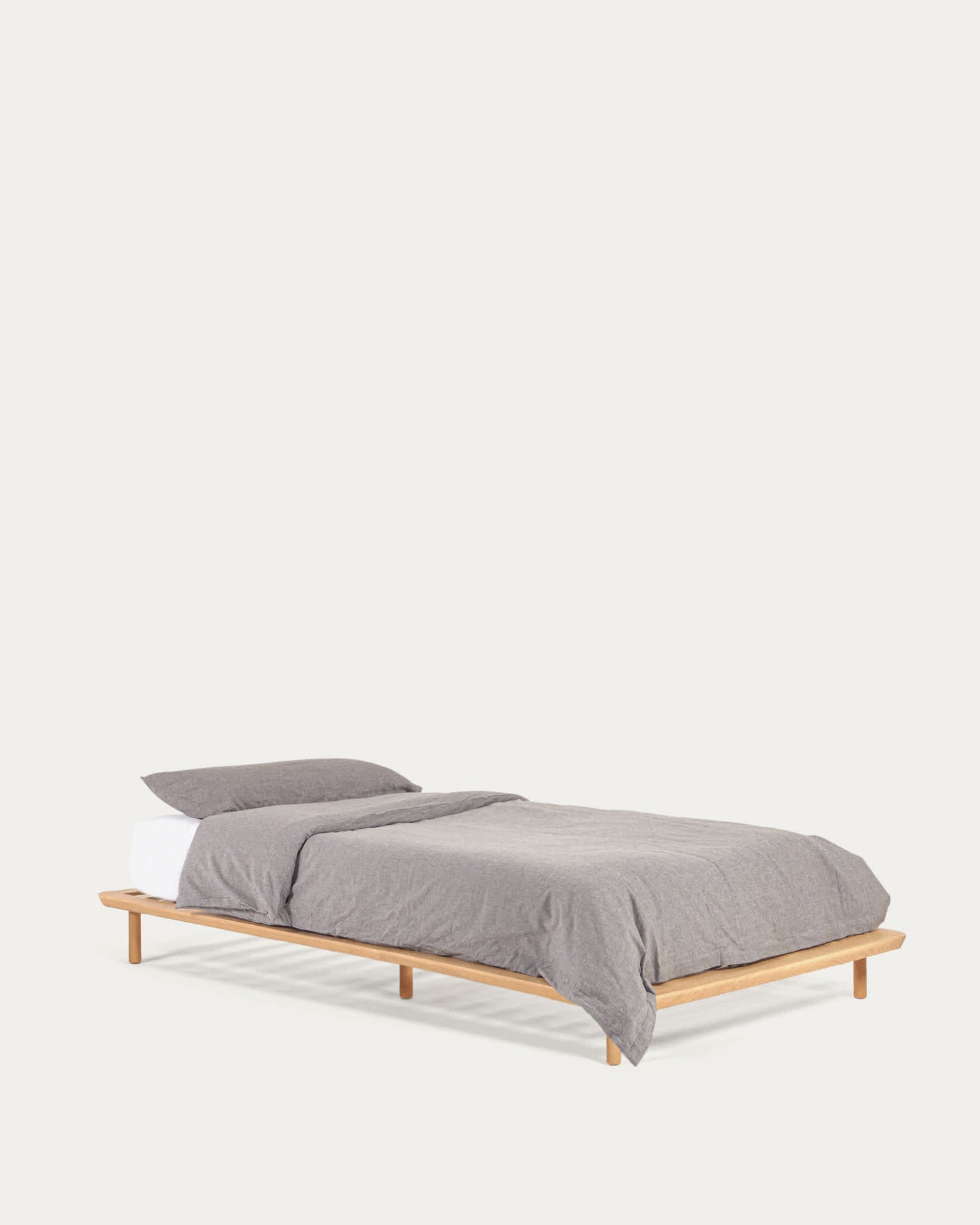 Letto singolo Anielle in massello di frassino