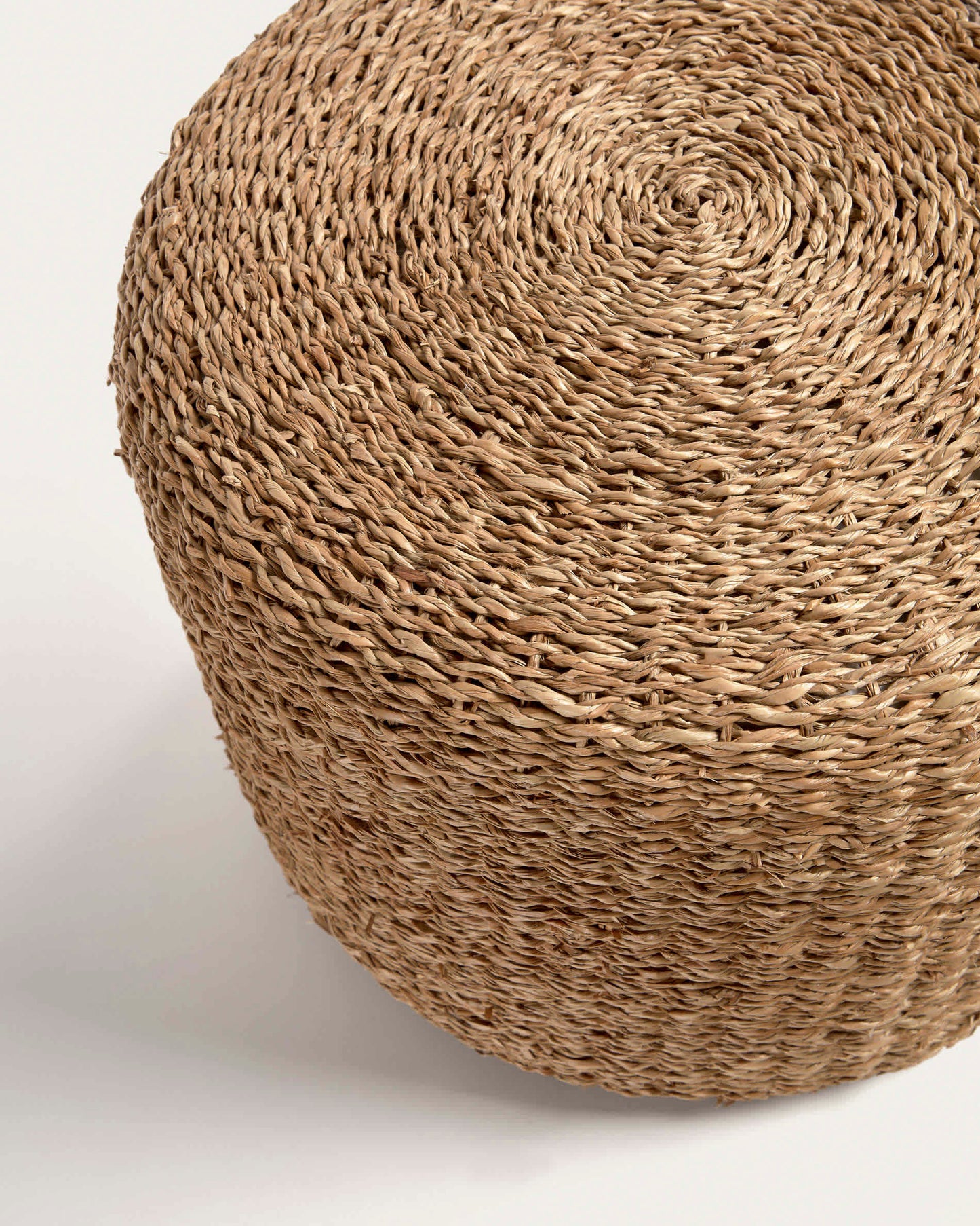 Pouf rotondo Someina in fibre naturali Ø 40 cm
