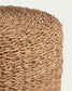 Pouf rotondo Someina in fibre naturali Ø 40 cm