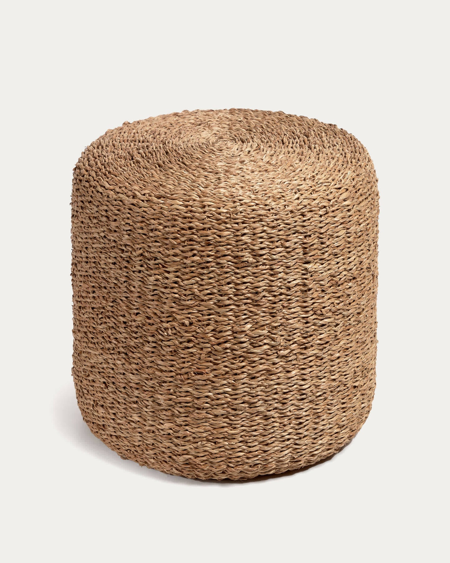Pouf rotondo Someina in fibre naturali Ø 40 cm