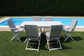 TAVOLO BALI 150/200 X 90 BIANCO